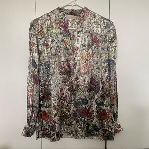 TORY BURCH Silk Heidi Tunic in Melody Floral